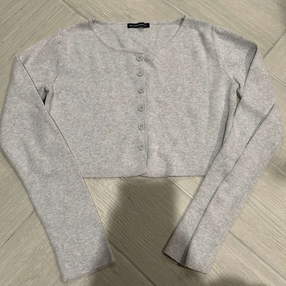 brandy melville cropped cardigan